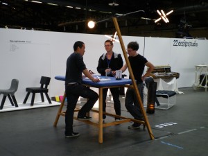 Adenike in action - Three designers discuss an object. Adenike in action - Three designers discuss an object.
