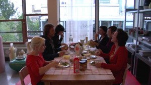Hella Jongerius and team at lunc Hella Jongerius and team at lunch