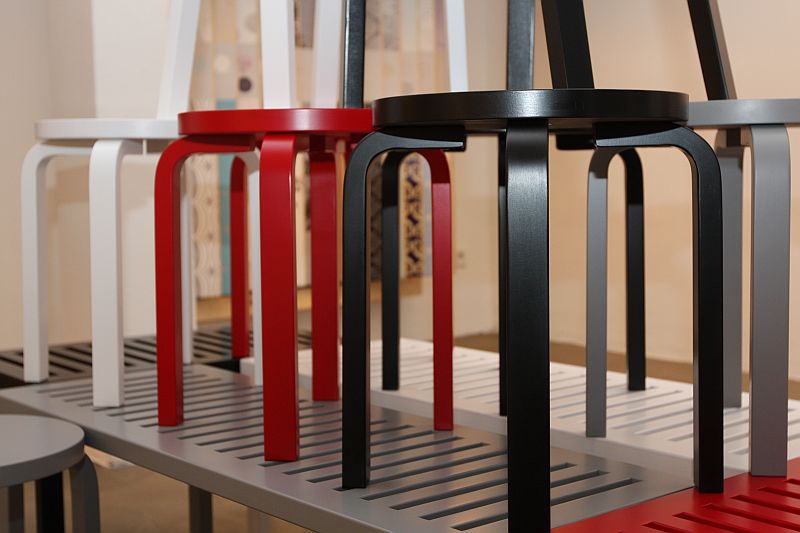 artek-75-imm-cologne-2011-alvar-aalto-stool-60 Stool 60 by Alvar Aalto @ Droom/Design Your Room, Cologne