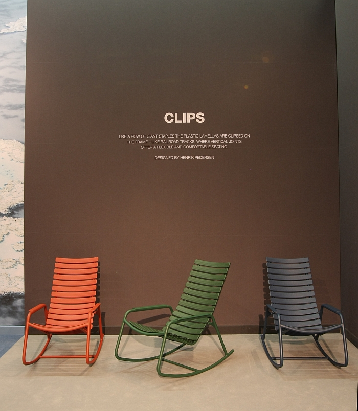 Clips Rocking Chair by Henrik Pedersen for Houe, as seen at spoga+gafa Cologne 2017