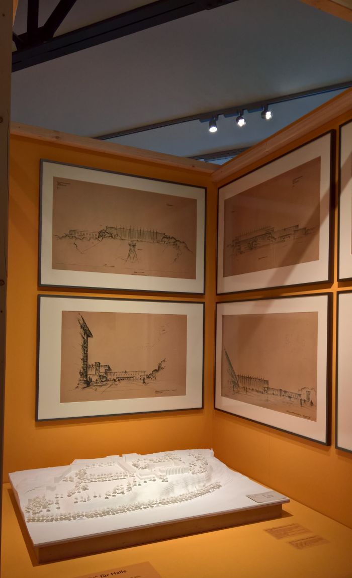 Model and sketches for