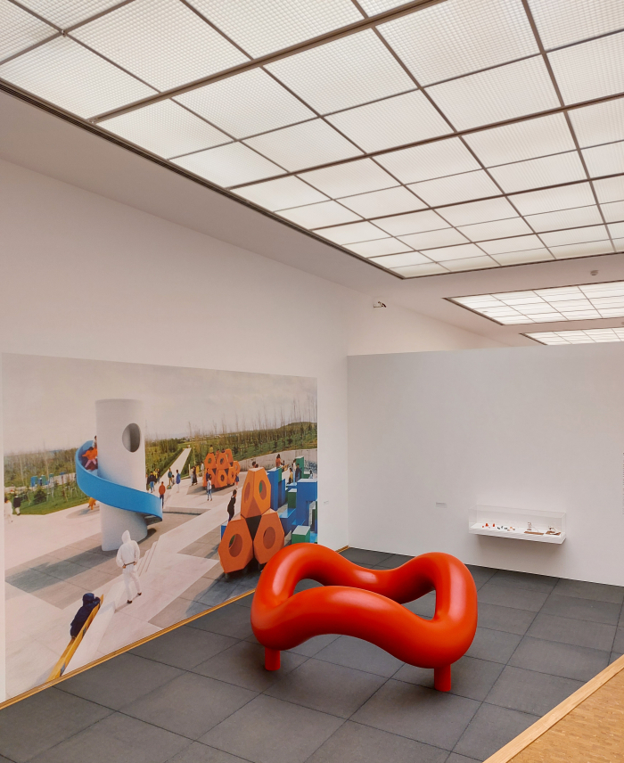 Play Sculpture by Isamu Noguchi, and on which you can play. Or Sit. As seen at Isamu Noguchi, Museum Ludwig, Cologne