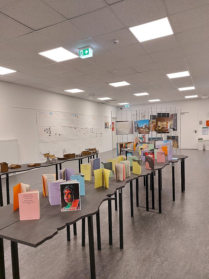 Part of the presentation of the project Constructive Contingencies by students at Berlin International University, as seen during Berlin Design Week 2025