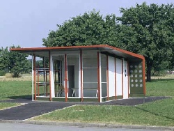 Petrol station by Jean Prouvé on the Vitra Campus Petrol station by Jean Prouvé on the Vitra Campus