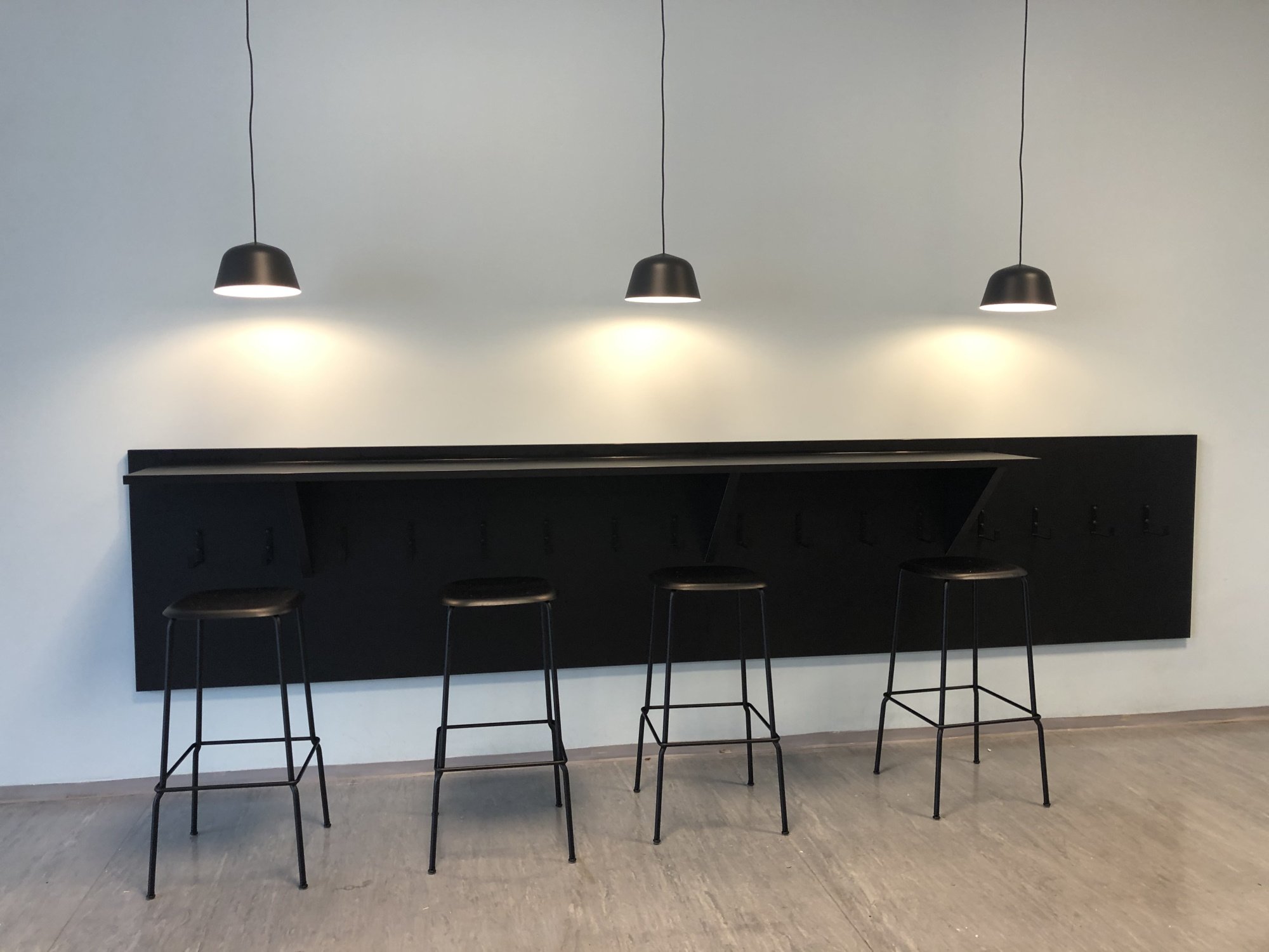 New lighting in the Aqua Römer canteen