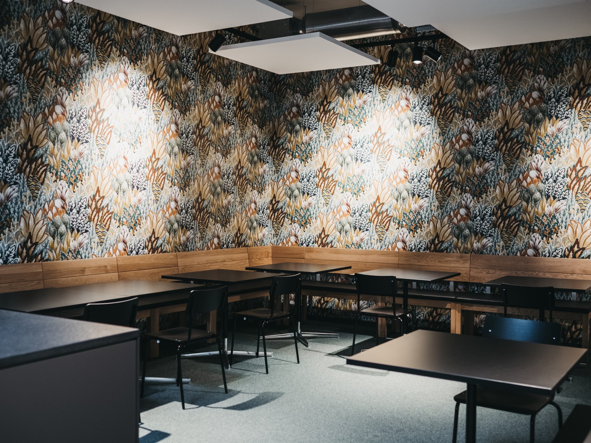 Homely seating and sitting in the LKG Leipzig smow break room