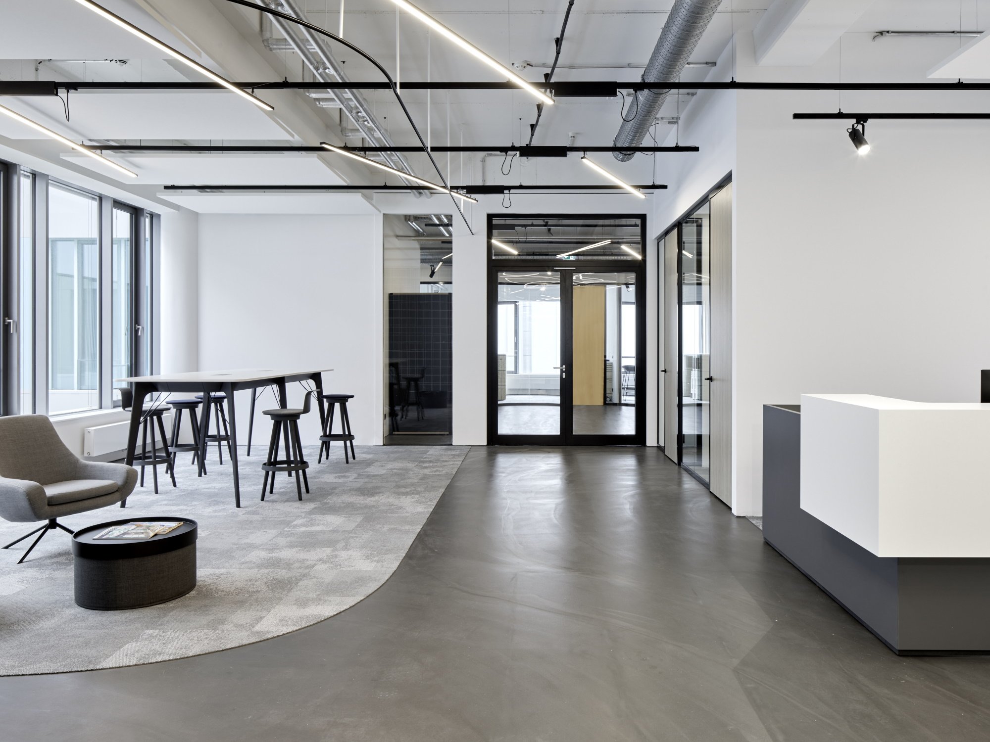 Ebiquity reception area, smow Hamburg