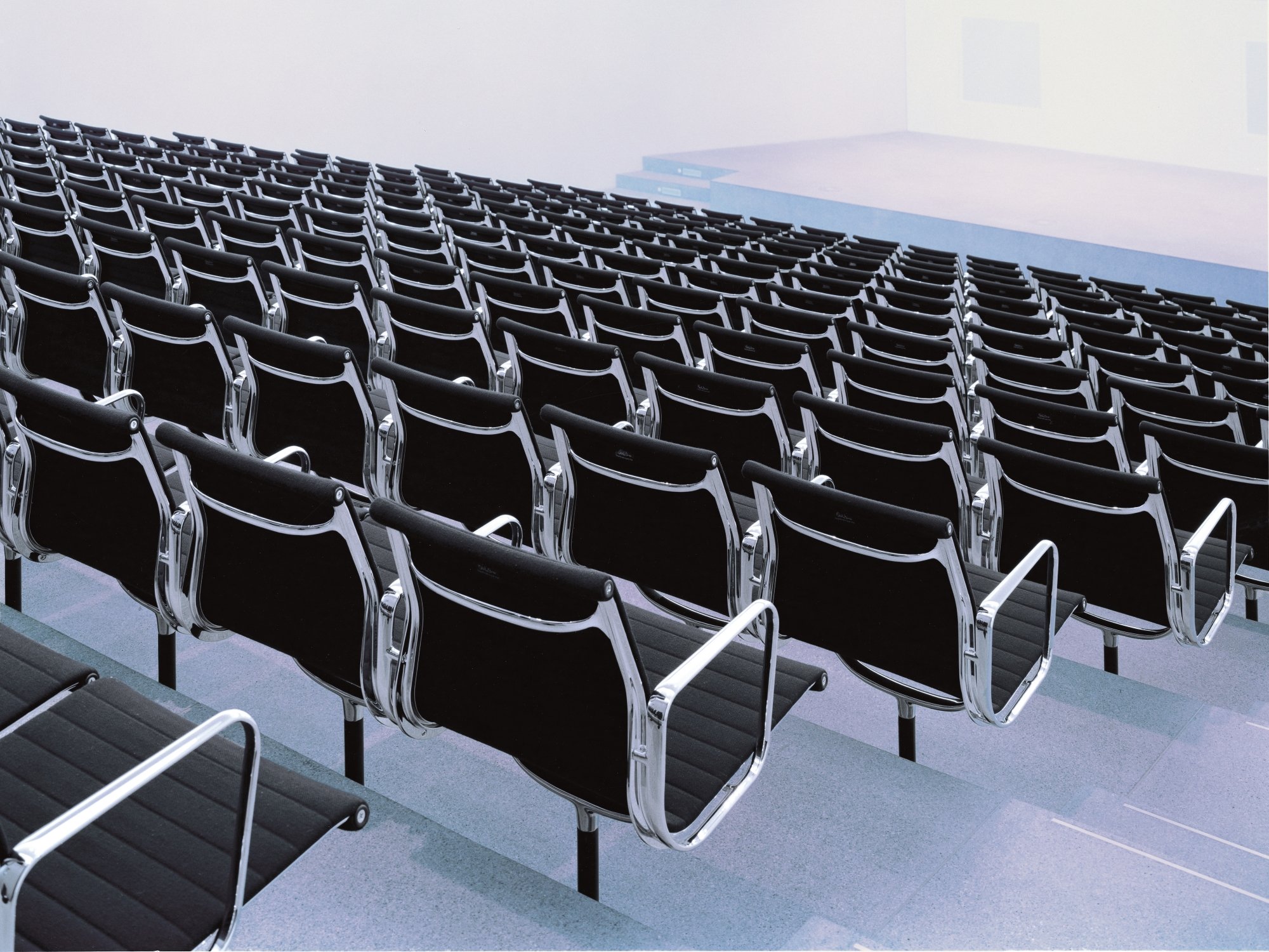 Seating with Eames Aluminium Chairs from Vitra
