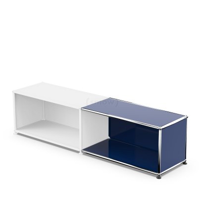 USM Haller Extension Kit Horizontal 1, Steel blue RAL 5011, 35 cm