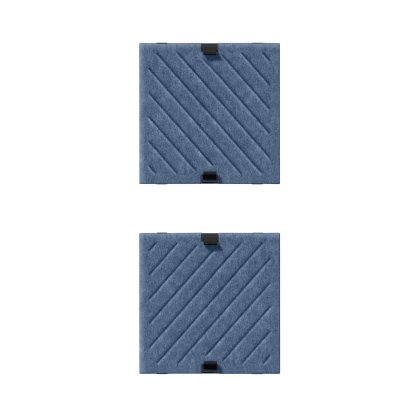 USM Soft Panel Mono for USM Haller Shelves, 35 cm x 35 cm, Blue, Diagonal