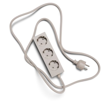 Power Bar / Power Beam Socket Strip, 3 sockets, Oat, 5 m