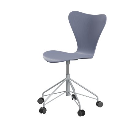 Series 7 Swivel Chair 3117/3217 New Colours, Without armrests, Coloured ash, Lavender blue, Silver grey
