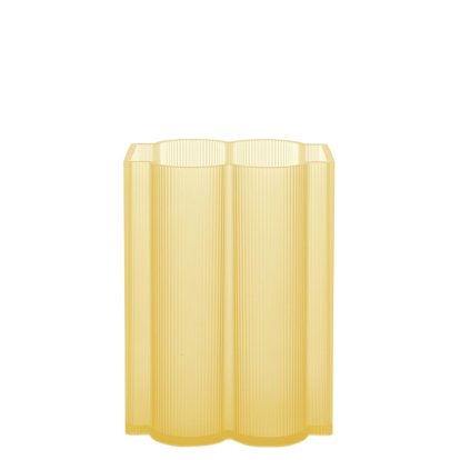 Okra Vase, 24 cm, Yellow
