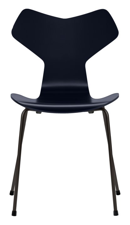 Grand Prix 3130 Chair, Lacquer, Midnight blue, Black