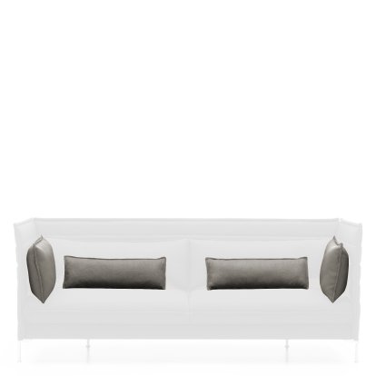 Cushion Set for Alcove Sofa, For 2-seater, Credo, Salt'n pepper