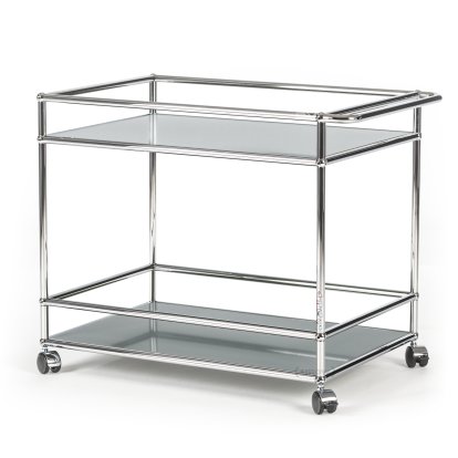 USM Haller Bar Trolley Type 2, USM matte silver