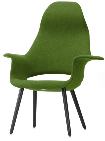 Organic Highback, Grass green / forest