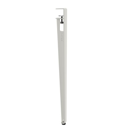 Tiptoe Outdoor Table Leg, Chalk grey