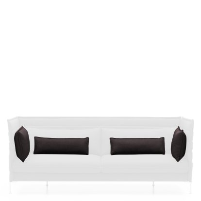 Cushion Set for Alcove Sofa, For 3-seater, Credo, Anthracite/elephant