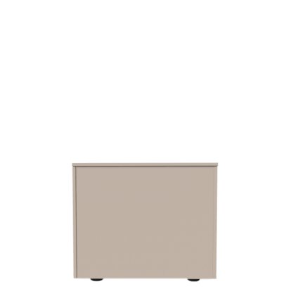 Aventa Sideboard with Doors, 60 cm, 2 Height grids, Melamine cashmere grey, Plastic glide