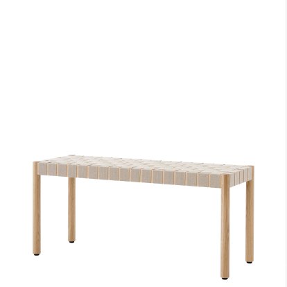 Betty Bench TK4 / TK5, TK4, 105 cm, Natural oak / natural linen
