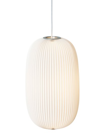 Lamella Pendant Lamp, 2: H 52 x Ø 30 cm, Aluminium