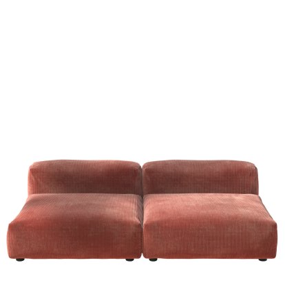Vetsak Sofa Set 1, L, Cord velours - Brick, Without cushion