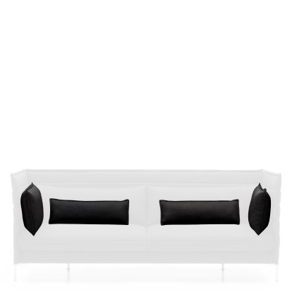 Cushion Set for Alcove Sofa, For 3-seater, Credo, Black/anthracite