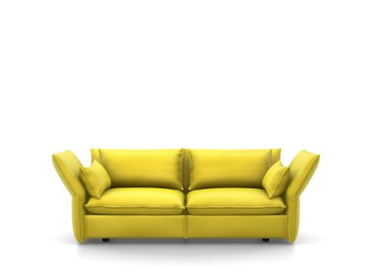 Mariposa Sofa, 2,5-Seater (H80,5 x W171 x D101,5 cm), Iroko lemon