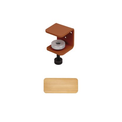 Tiptoe Wall Shelf, Solid Oak, Wall shelf 45 cm, TipToe x HEJU - Cinnamon brown