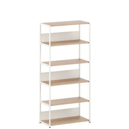Unit Shelf Wood, 180 cm, Open, Oak / Cream white