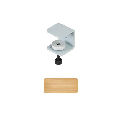 Tiptoe Wall Shelf, Solid Oak, Wall shelf 45 cm, Pale blue