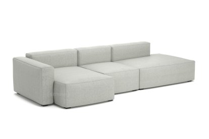 Mags Soft Sofa Combination 4, Left armrest, Hallingdal 110 - white/grey