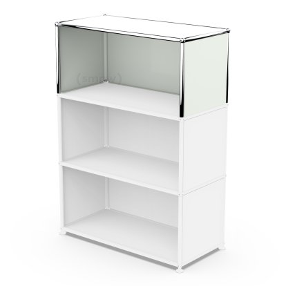 USM Haller Extension Kit Vertical 1, Light grey RAL 7035, 35 cm