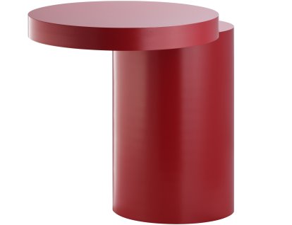 K8 Coffee Table, K8A: Ø 44 x H 50 cm, Red