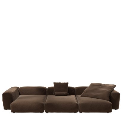 Vetsak Sofa Set 5, Pebble - Umber, With cushions