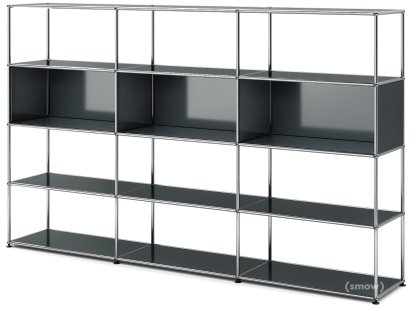 USM Haller Living Room Shelf XL Type 1, Anthracite RAL 7016
