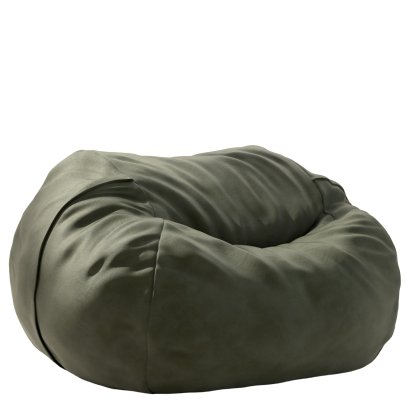 Vetsak Beanbag, L (H 90 x Ø 140 cm), Leather - Olive