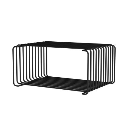 Panton Wire Low Shelf, 26 cm, Black