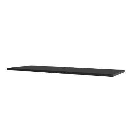 Panton Wire Top Panel, Doppelt mittel (H 1,2 x W 70,1 x D 25,7 cm), MDF Black