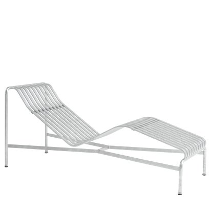 Palissade Chaise Longue, Hot galvanized, Without cushion, Without neck pillow