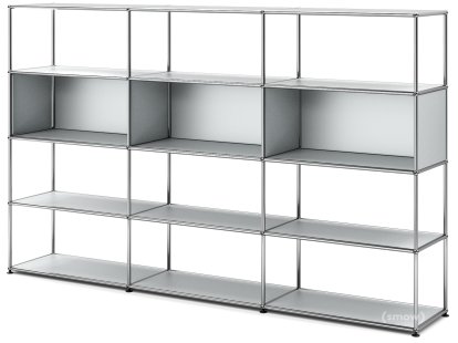 USM Haller Living Room Shelf XL Type 1, USM matte silver