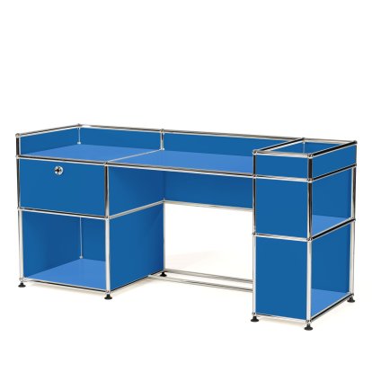 USM Haller Kids Desk, Gentian blue RAL 5010