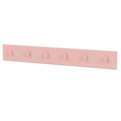 Coat Rack, 6 Hooks, Ruby