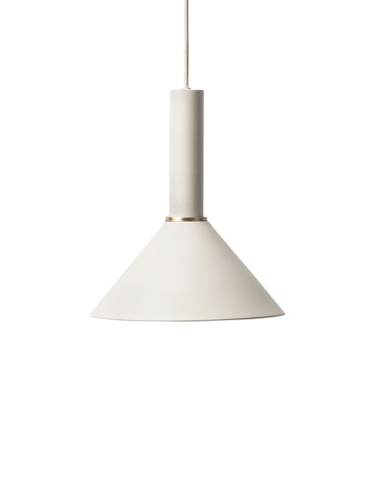 Collect Lighting, High, Light grey, Cone, Light grey
