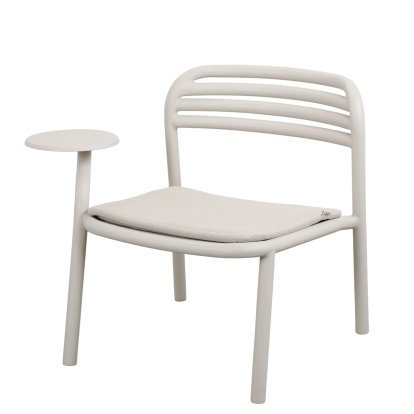 Bliss Lounge Chair with Side Table, Sand, Sand