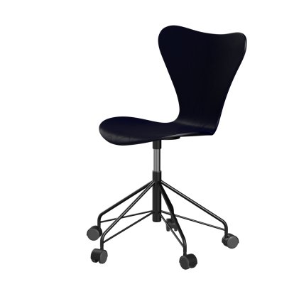Series 7 Swivel Chair 3117/3217 New Colours, Without armrests, Coloured ash, Midnight blue, Black