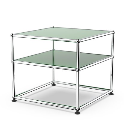 USM Haller Side Table Type 2, Metal, USM green