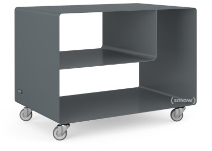 Trolley R 106, Self-coloured, Basalt grey (RAL 7012), Industrial castors