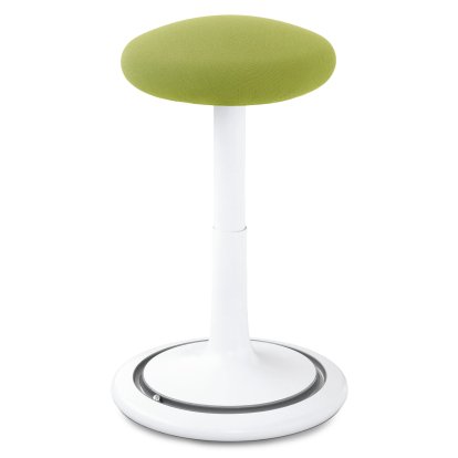 Ongo Classic Stool, Tall, Light green microfibre-knit